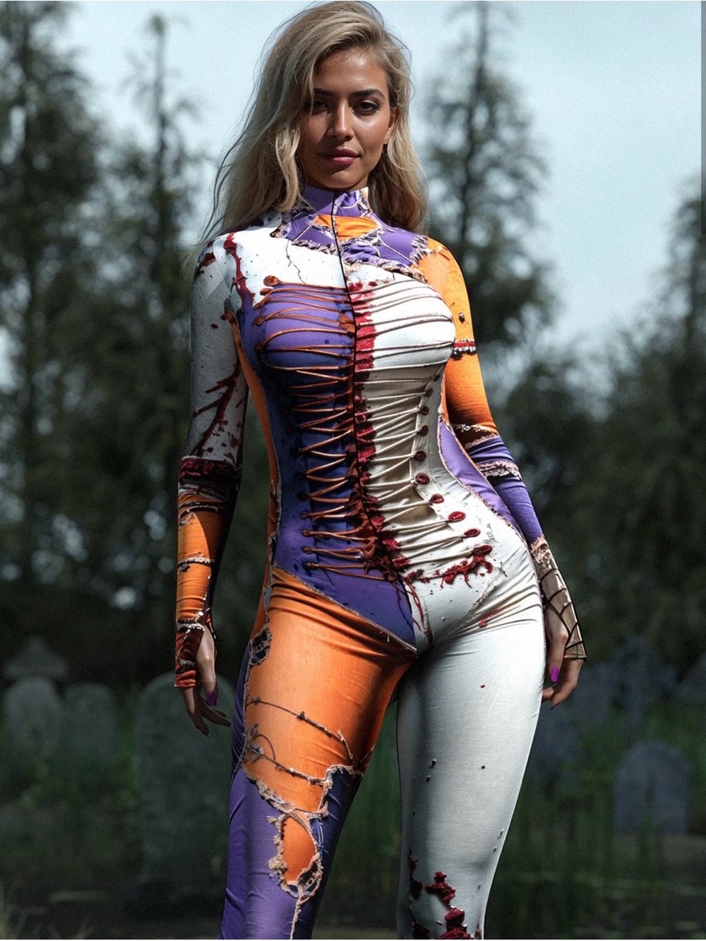 Patient 0 Costume - Zombie Halloween, Festivals, Cosplay, Horror Events - Medium